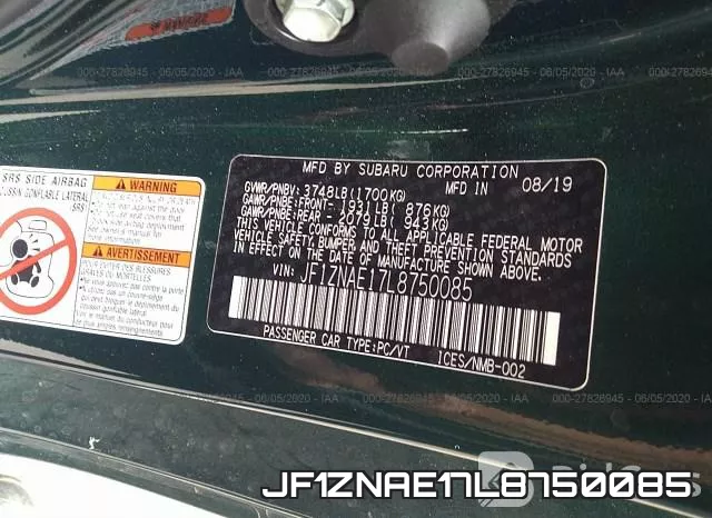 JF1ZNAE17L8750085 фото 10