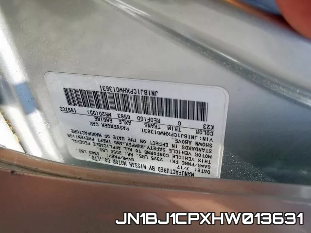 JN1BJ1CPXHW013631 фото 2