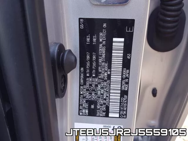 JTEBU5JR2J5559105 фото 2