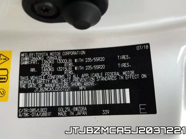 JTJBZMCA5J2037221 фото 2