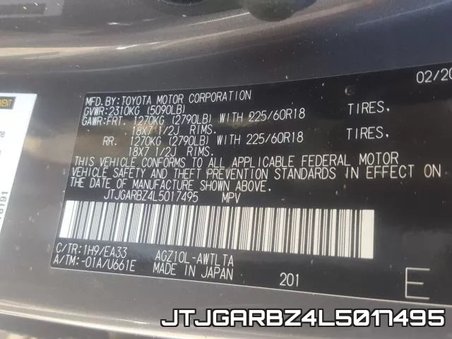 JTJGARBZ4L5017495 фото 2