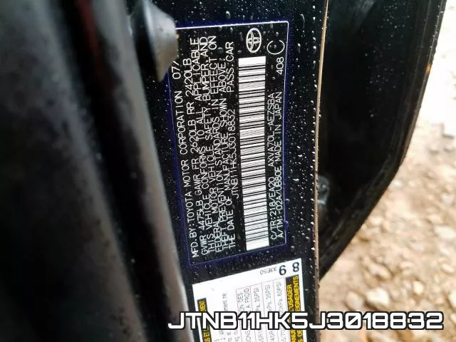 JTNB11HK5J3018832 фото 2
