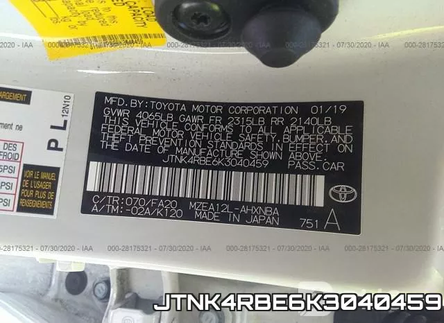 JTNK4RBE6K3040459 фото 10