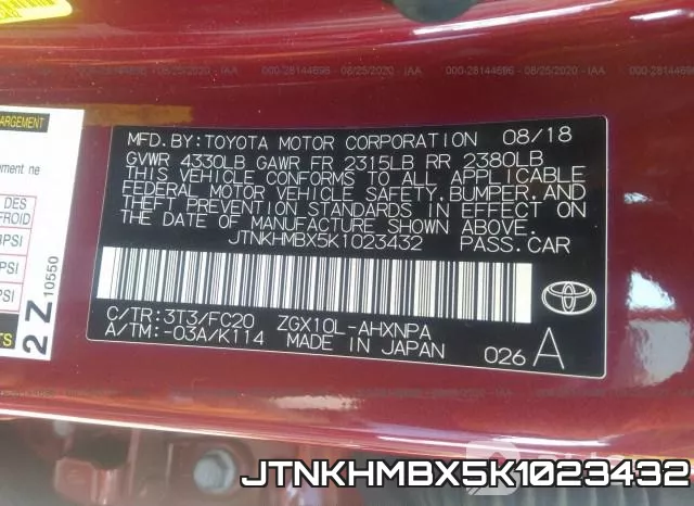 JTNKHMBX5K1023432 фото 10
