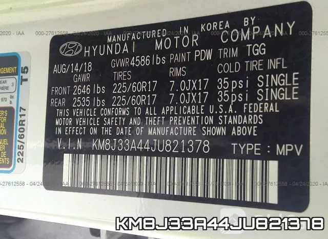 KM8J33A44JU821378 фото 10
