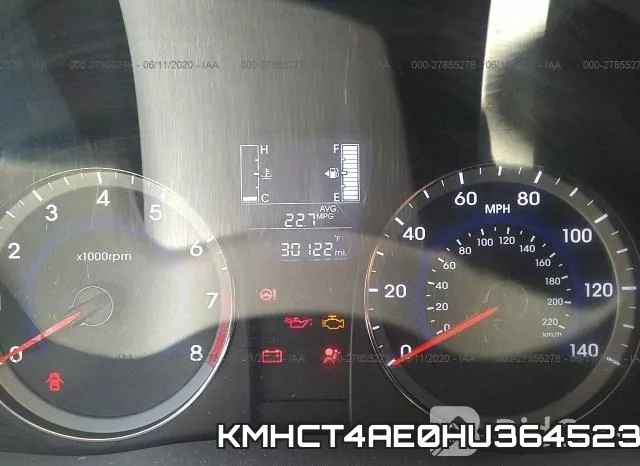 KMHCT4AE0HU364523 фото 8
