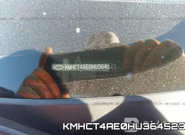 KMHCT4AE0HU364523 фото 10