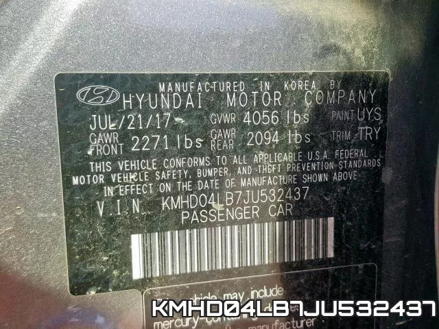 KMHD04LB7JU532437 фото 2