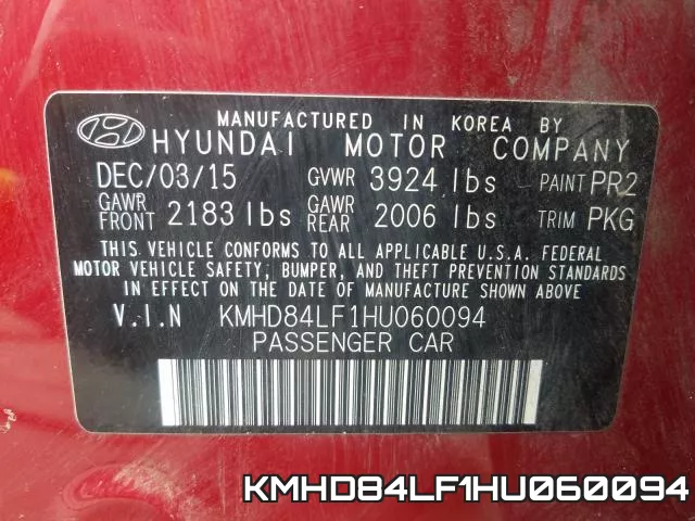 KMHD84LF1HU060094 фото 2