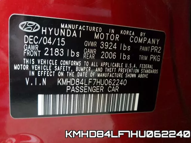 KMHD84LF7HU062240 фото 2
