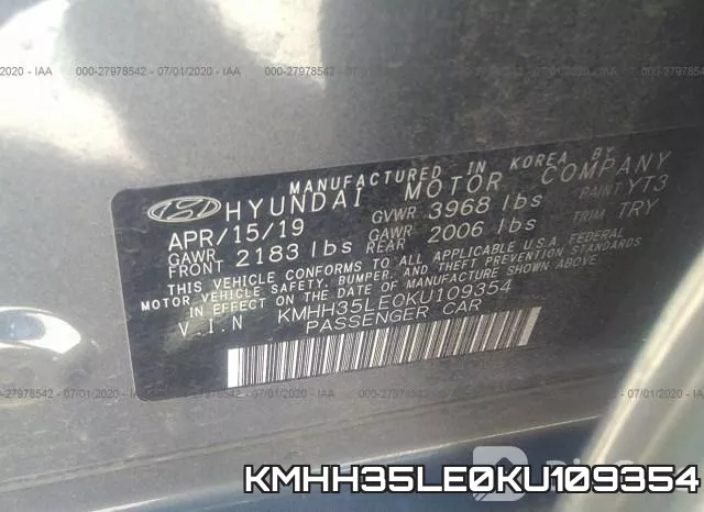 KMHH35LE0KU109354 фото 10