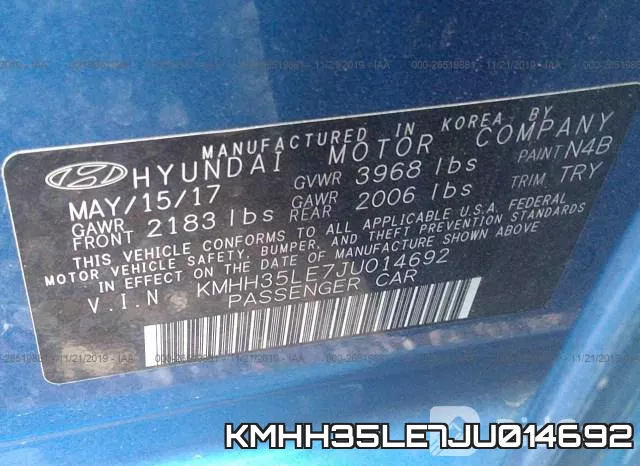 KMHH35LE7JU014692 фото 10