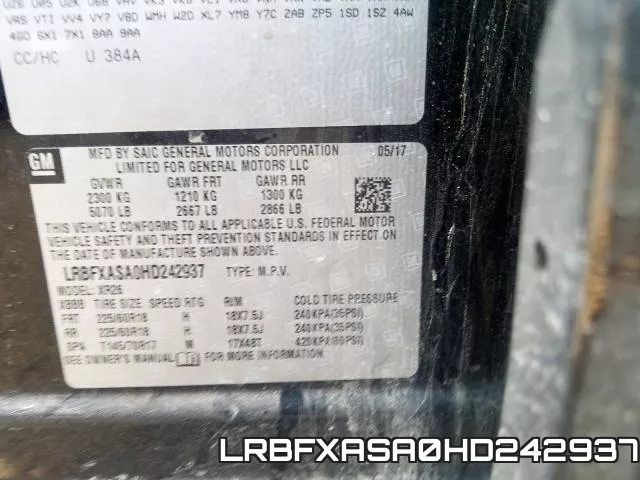 LRBFXASA0HD242937 фото 2