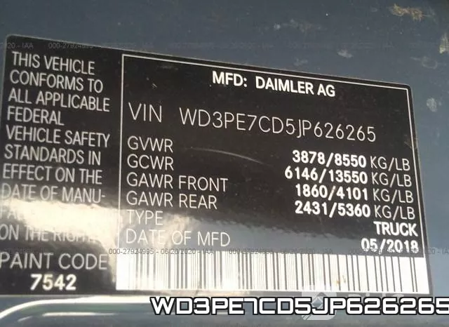WD3PE7CD5JP626265 фото 10