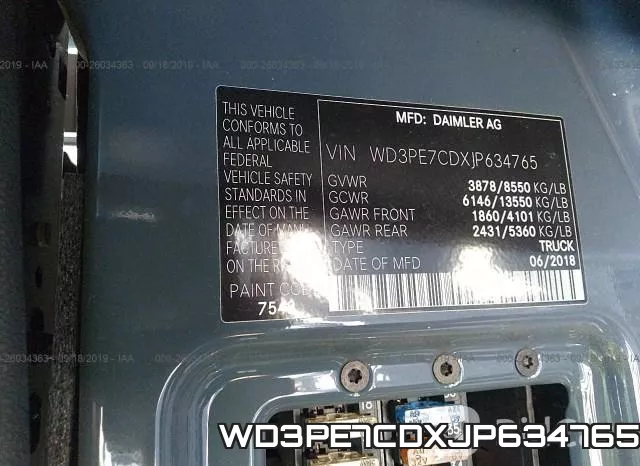 WD3PE7CDXJP634765 фото 10