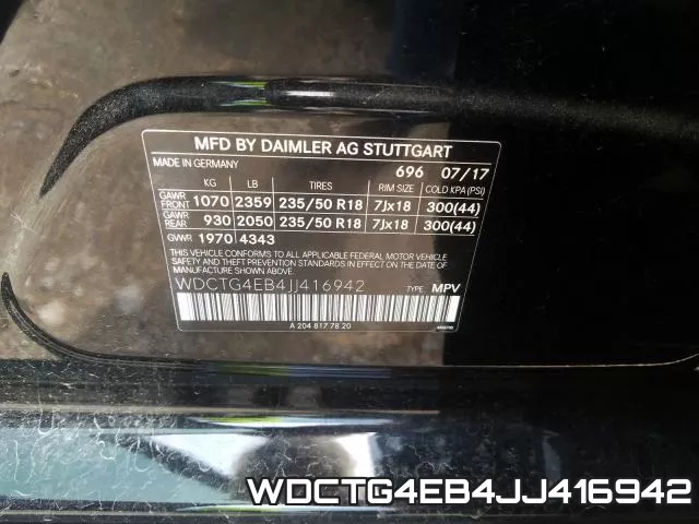 WDCTG4EB4JJ416942 фото 2