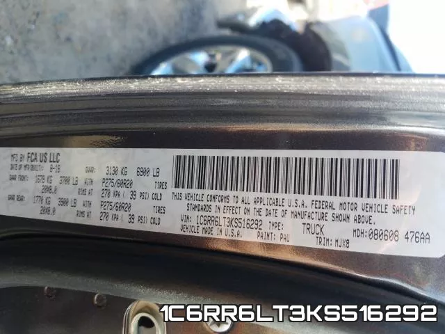 1C6RR6LT3KS516292 фото 2