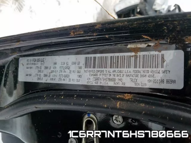 1C6RR7NT6HS780666 фото 2