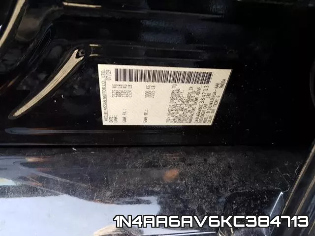 1N4AA6AV6KC384713 фото 2