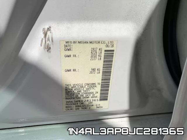 1N4AL3AP8JC281365 фото 2