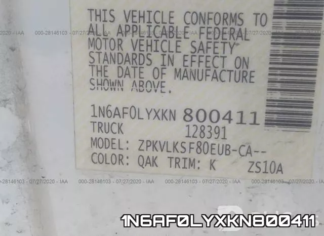 1N6AF0LYXKN800411 фото 10
