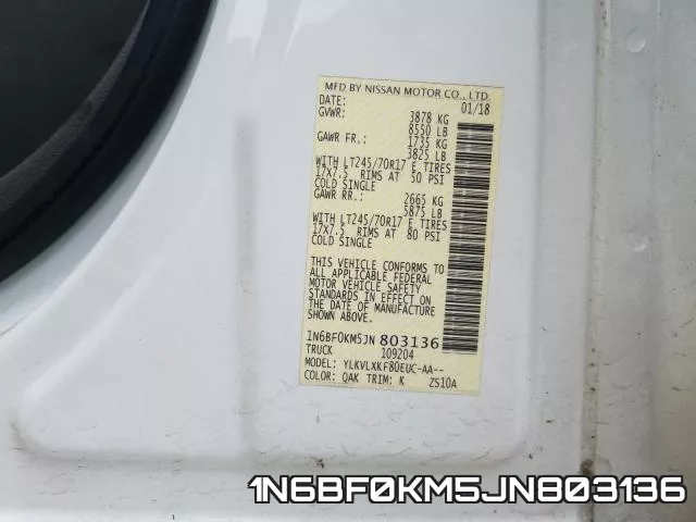1N6BF0KM5JN803136 фото 2