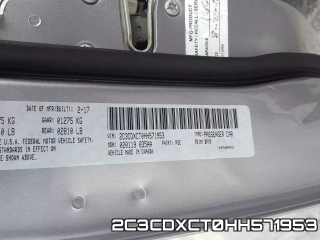 2C3CDXCT0HH571953 фото 2