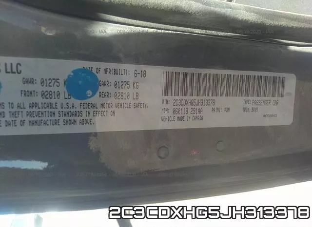 2C3CDXHG5JH313378 фото 9