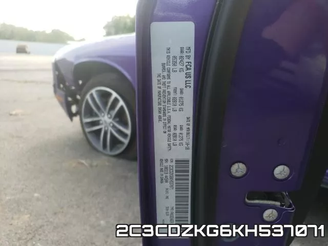 2C3CDZKG6KH537071 фото 2
