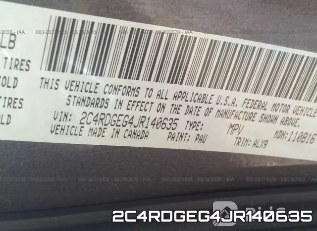 2C4RDGEG4JR140635 фото 10