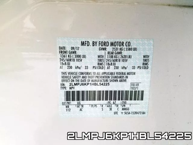 2LMPJ6KP1HBL54225 фото 2