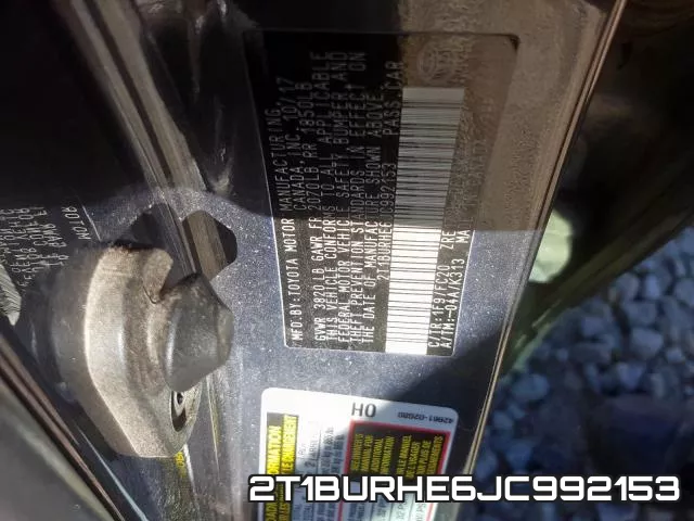 2T1BURHE6JC992153 фото 2