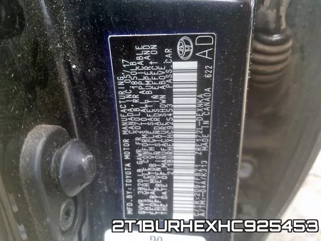 2T1BURHEXHC925453 фото 2