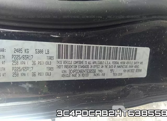 3C4PDCAB2HT638558 фото 10