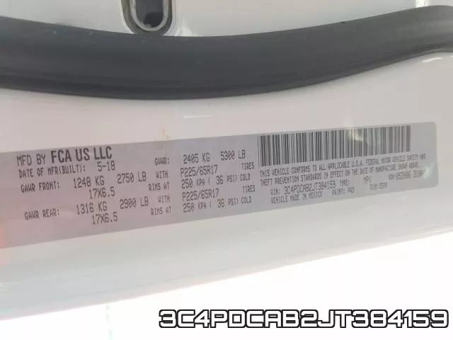 3C4PDCAB2JT384159 фото 2