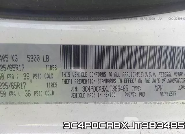 3C4PDCABXJT383485 фото 10