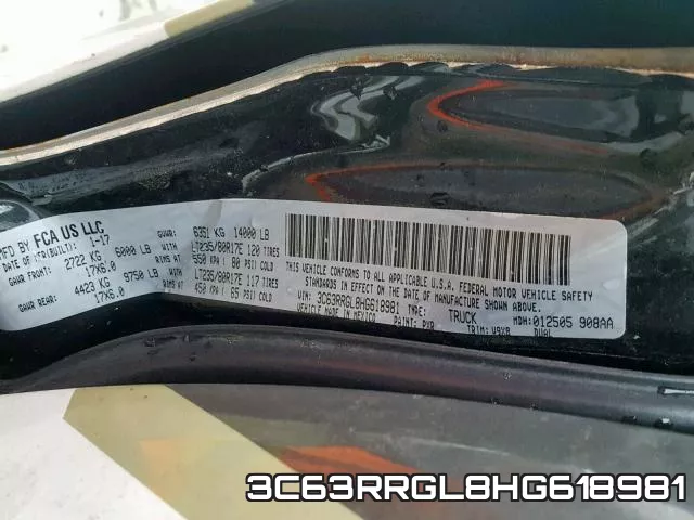 3C63RRGL8HG618981 фото 2