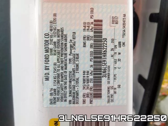 3LN6L5E91HR622250 фото 2