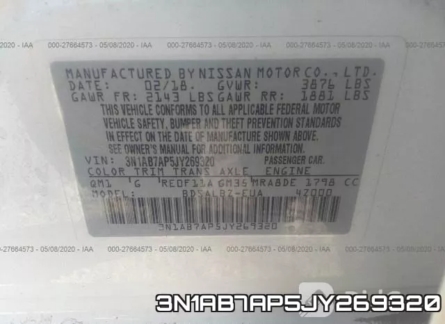 3N1AB7AP5JY269320 фото 10