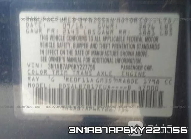 3N1AB7AP6KY227756 фото 10