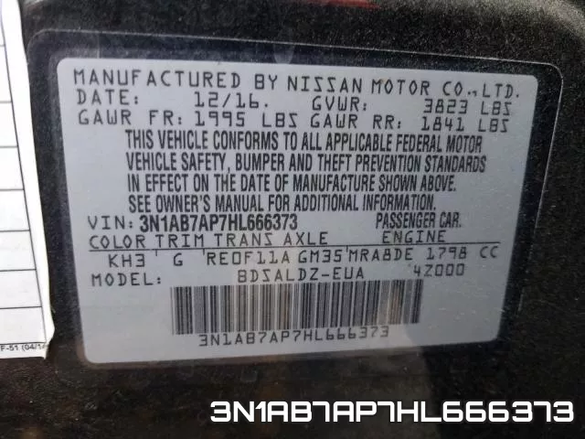 3N1AB7AP7HL666373 фото 2