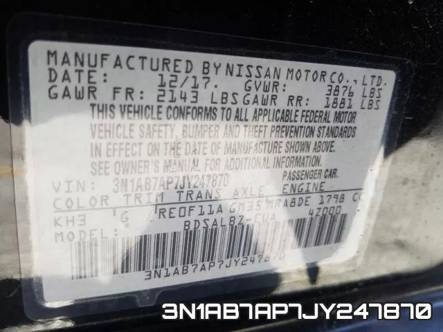3N1AB7AP7JY247870 фото 2