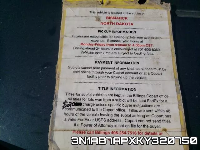3N1AB7APXKY320750 фото 10