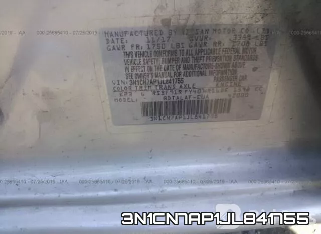 3N1CN7AP1JL841755 фото 10