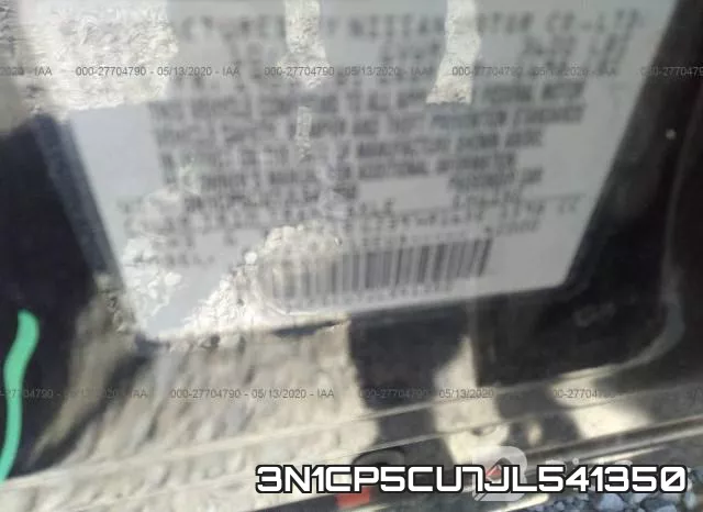 3N1CP5CU7JL541350 фото 10