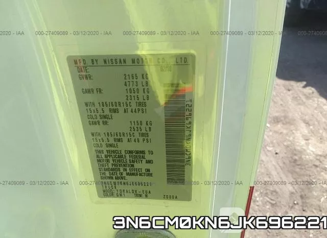 3N6CM0KN6JK696221 фото 10
