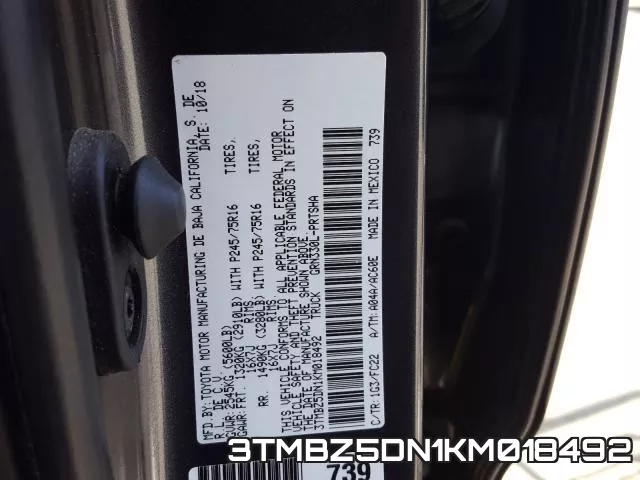 3TMBZ5DN1KM018492 фото 2