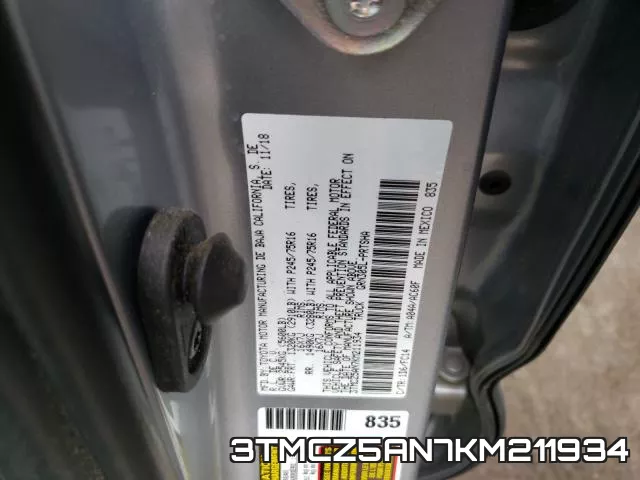 3TMCZ5AN7KM211934 фото 2