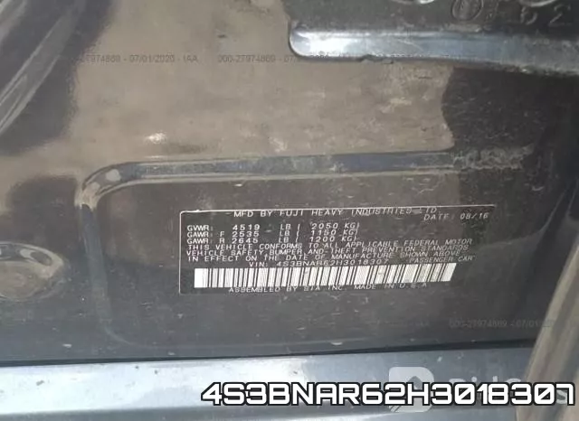 4S3BNAR62H3018307 фото 10