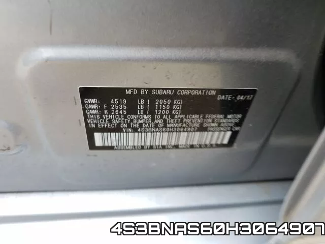4S3BNAS60H3064907 фото 2